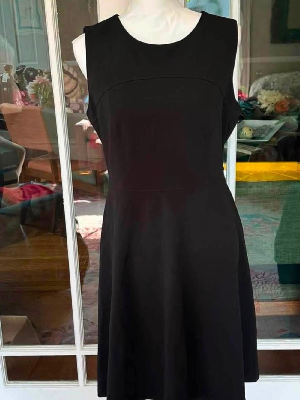 Tommy Hilfiger Black Sleeveless A-Line Dress